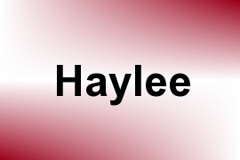 Haylee name image