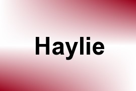 Haylie name image