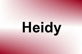 Heidy name image