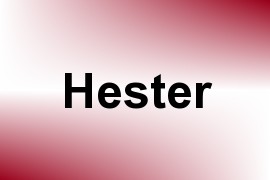 Hester name image