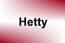 Hetty name image