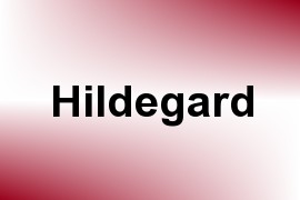 Hildegard name image