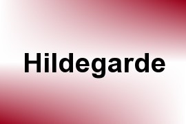 Hildegarde name image