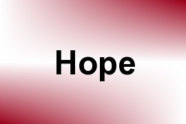 Hope name image