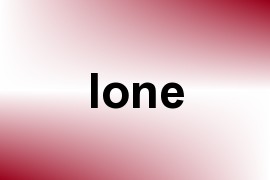 Ione name image