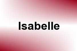 Isabelle name image