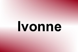 Ivonne name image