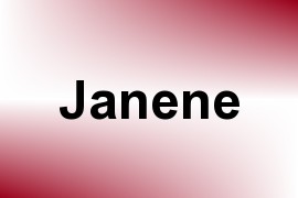 Janene name image