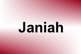 Janiah name image