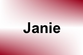 Janie name image