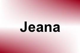 Jeana name image
