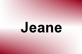 Jeane name image