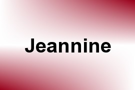 Jeannine name image