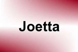 Joetta name image