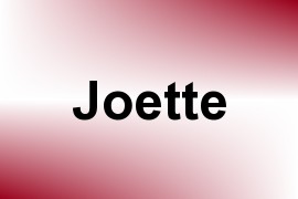 Joette name image