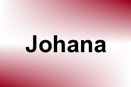 Johana name image