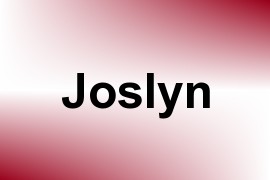Joslyn name image