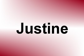 Justine name image