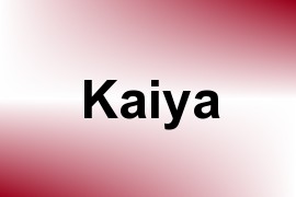 Kaiya name image