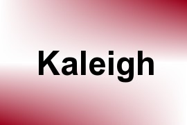 Kaleigh name image