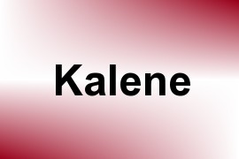 Kalene name image