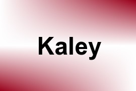 Kaley name image