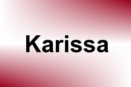 Karissa name image