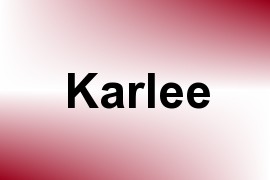 Karlee name image