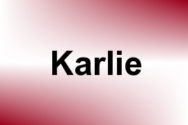 Karlie name image