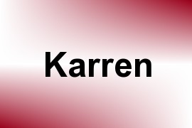 Karren name image