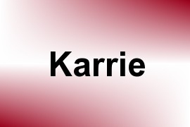 Karrie name image