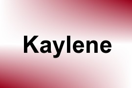 Kaylene name image