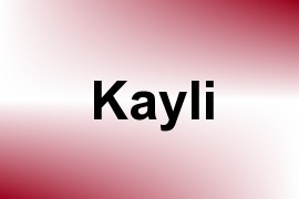 Kayli name image