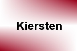 Kiersten name image