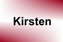 Kirsten name image