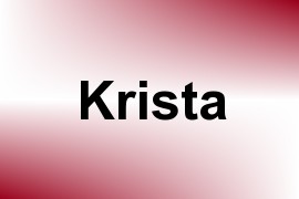 Krista name image