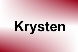 Krysten name image