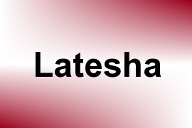 Latesha name image