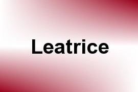Leatrice name image