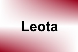 Leota name image