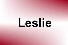 Leslie name image