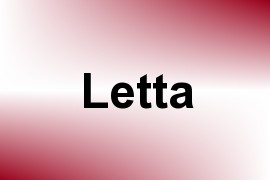 Letta name image