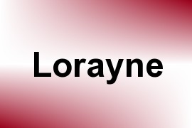 Lorayne name image