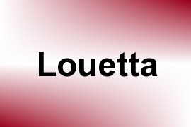 Louetta name image