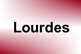 Lourdes name image