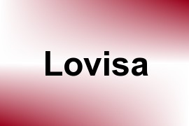 Lovisa name image