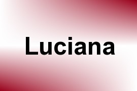 Luciana name image