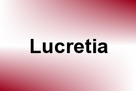 Lucretia name image