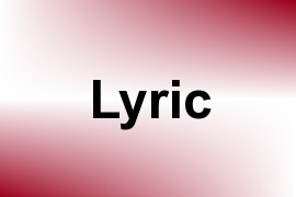 Lyric name image