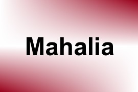 Mahalia name image